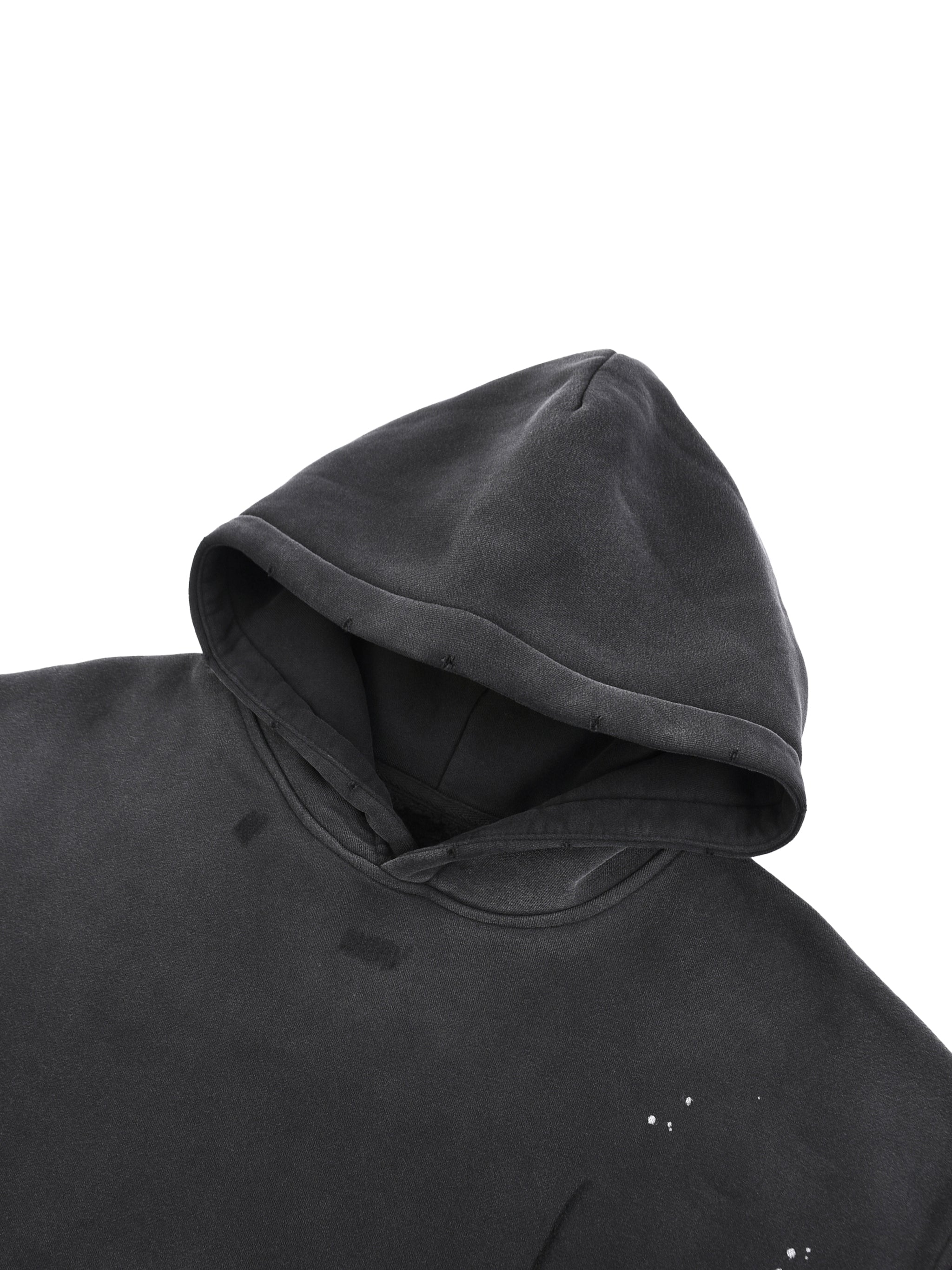 Loyalty Vintage Washed Frayed Fleece Hoodie