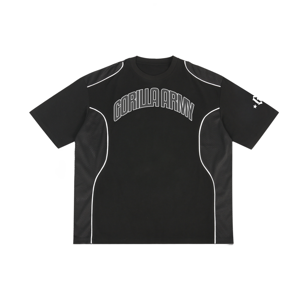 Contrast Piped Panel T-Shirt
