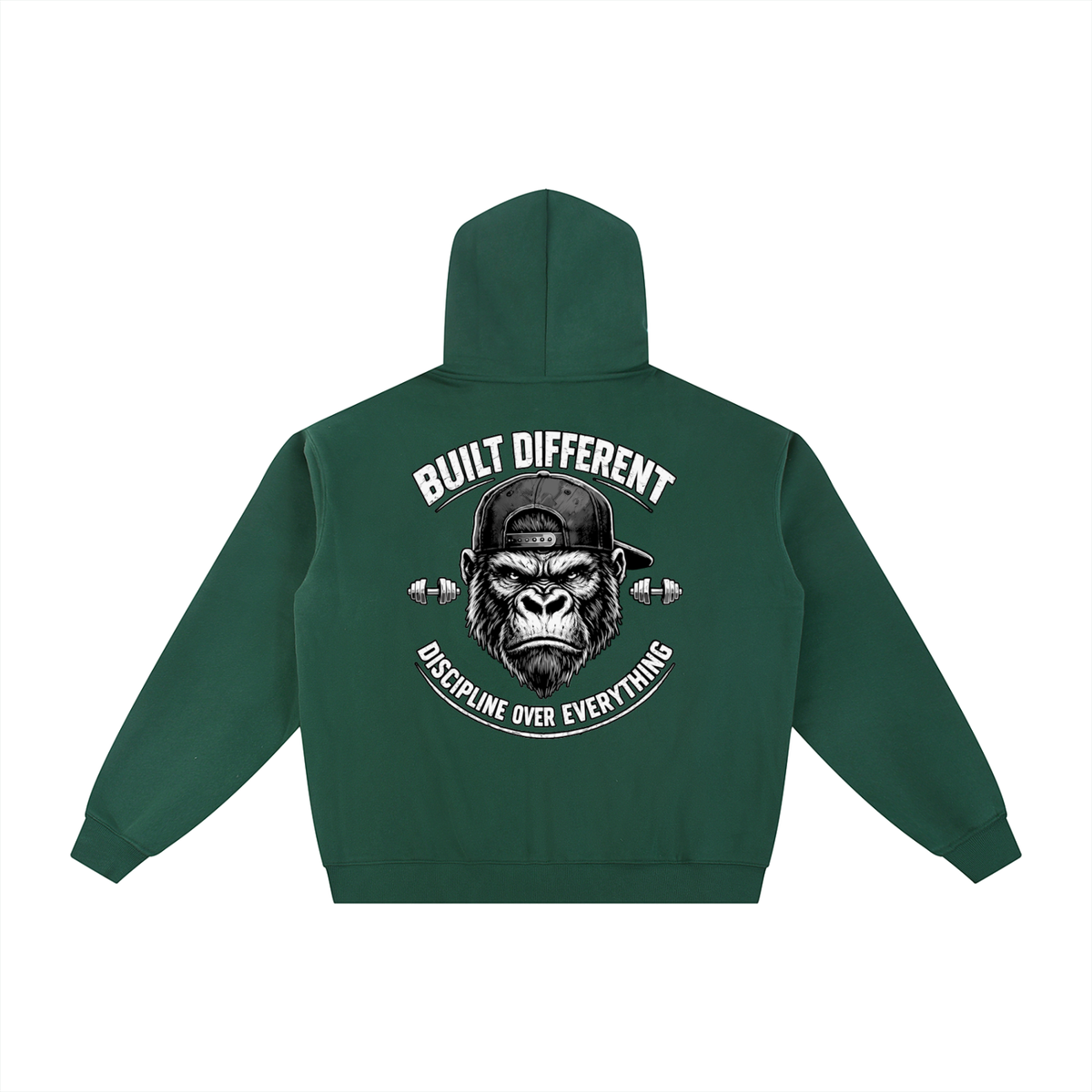 Built Different Fleece Zip-Through Hoodie