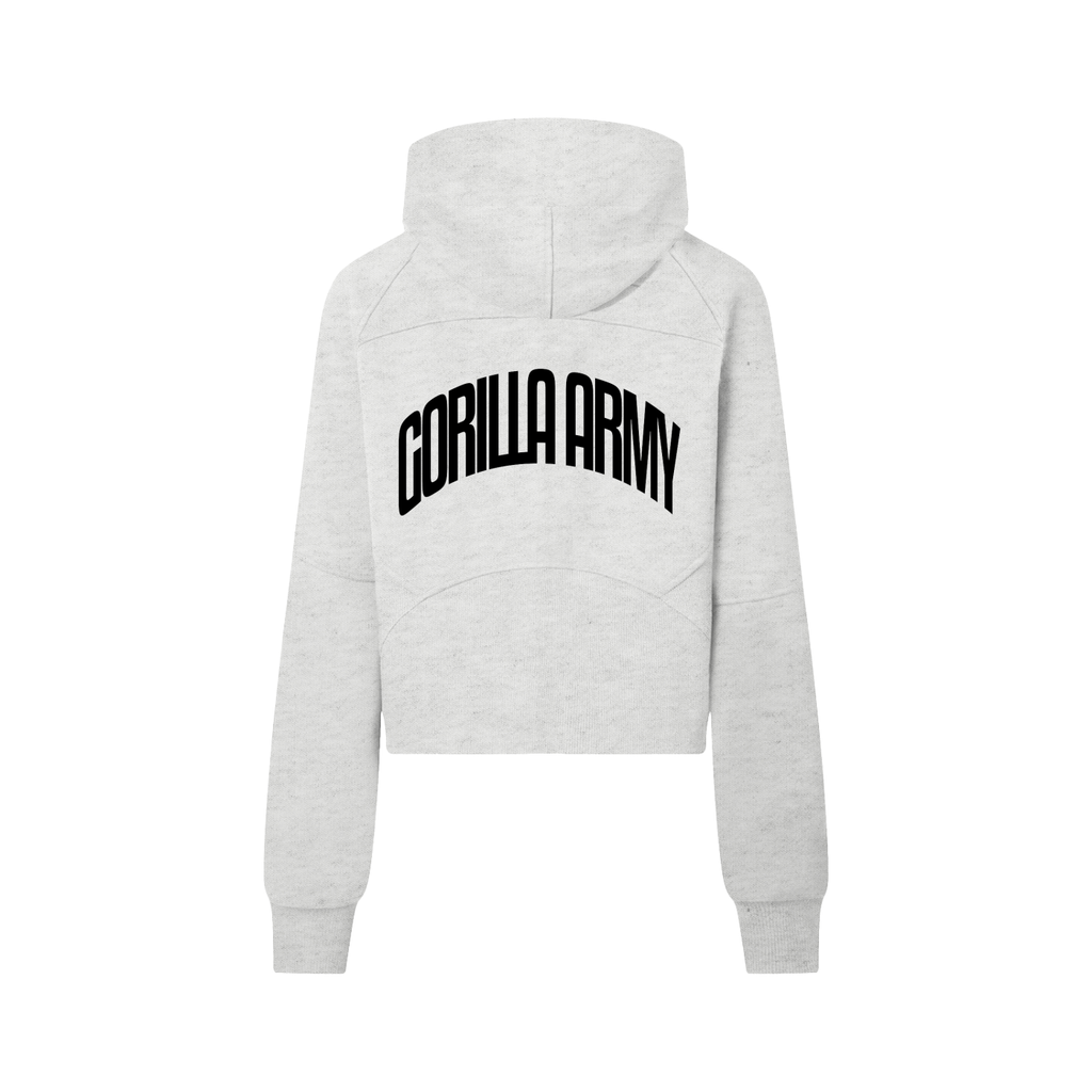 Cropped Half-Zip Hoodie