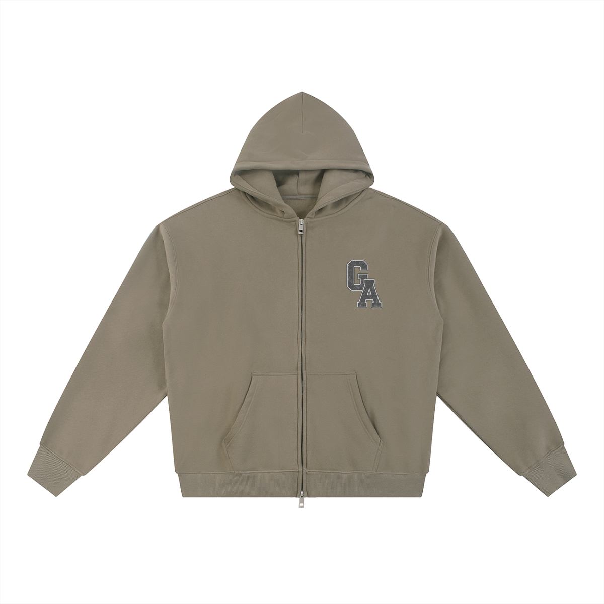 Built Different Fleece Zip-Through Hoodie