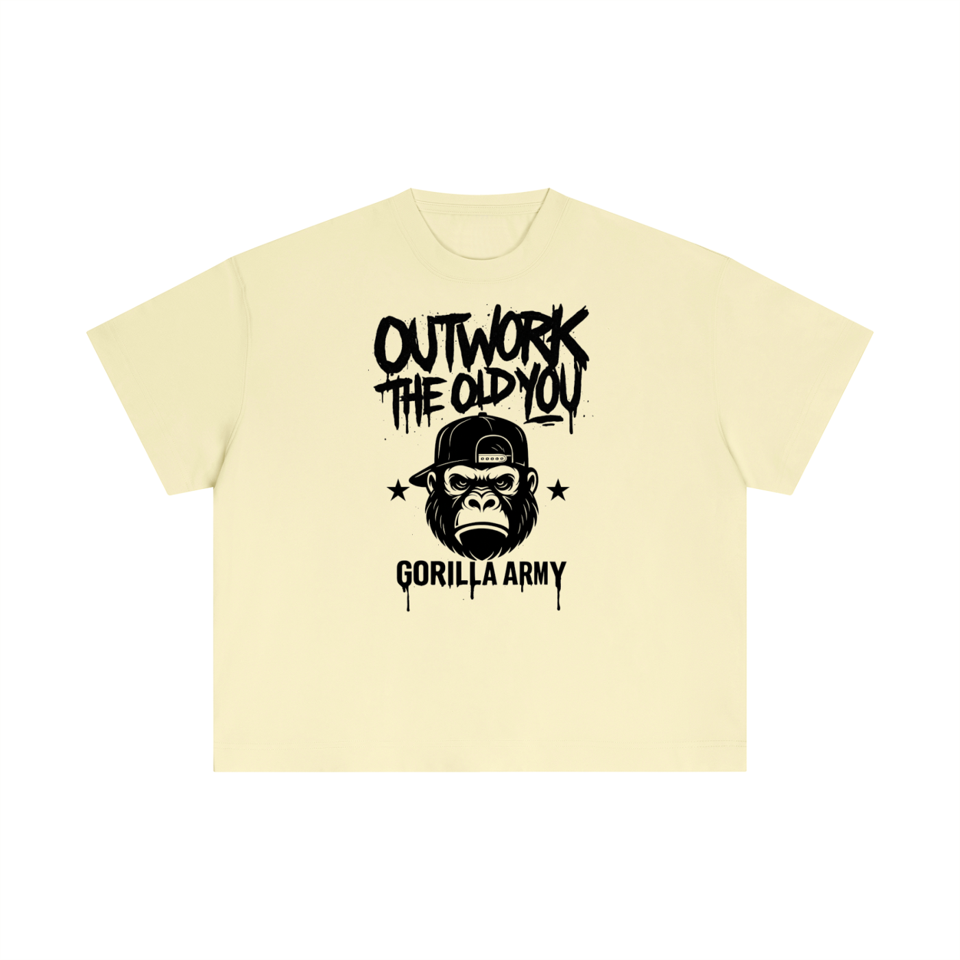 Gorilla Army Street Division Essential Cotton Boxy T-Shirt
