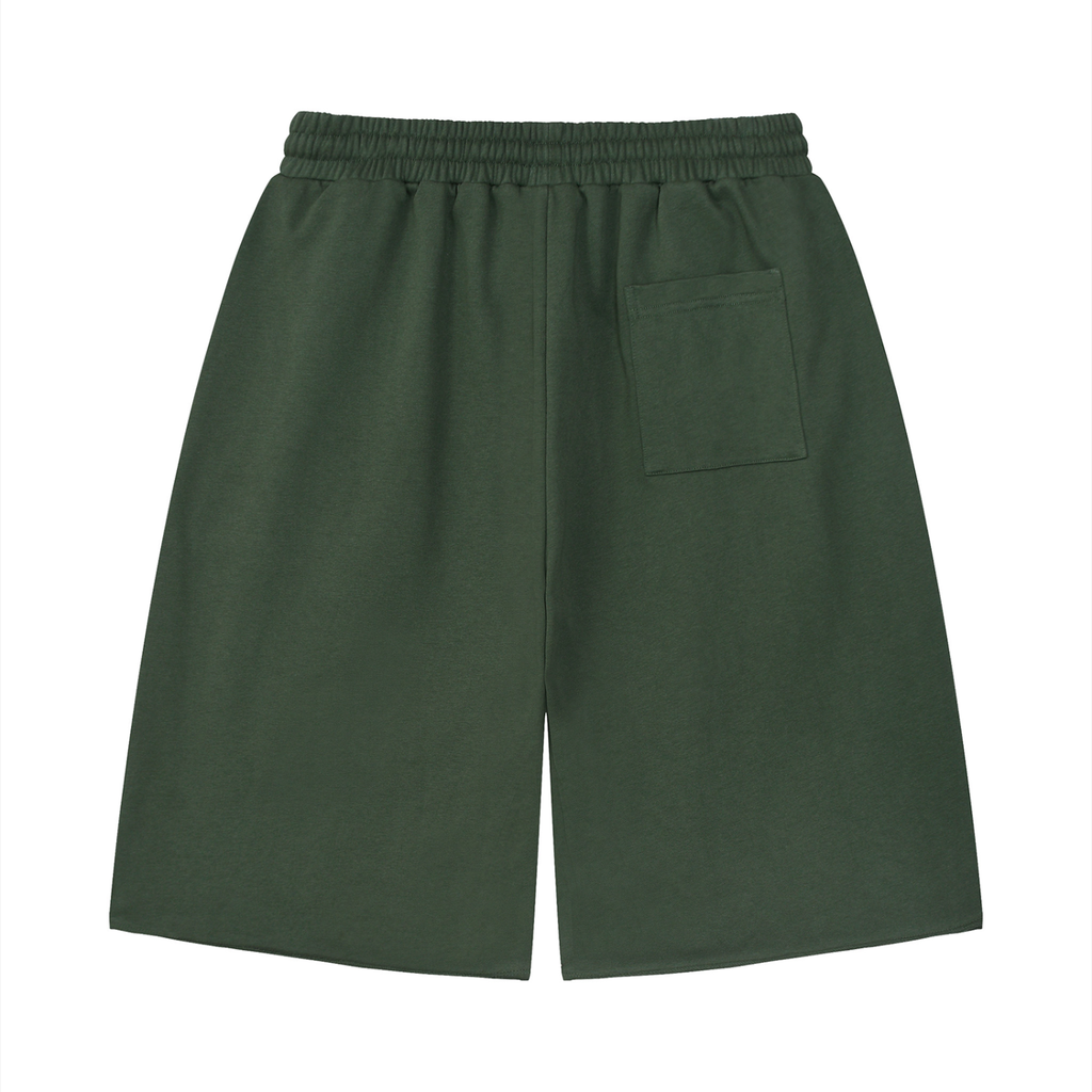 Unisex Loose Raw Edge Shorts