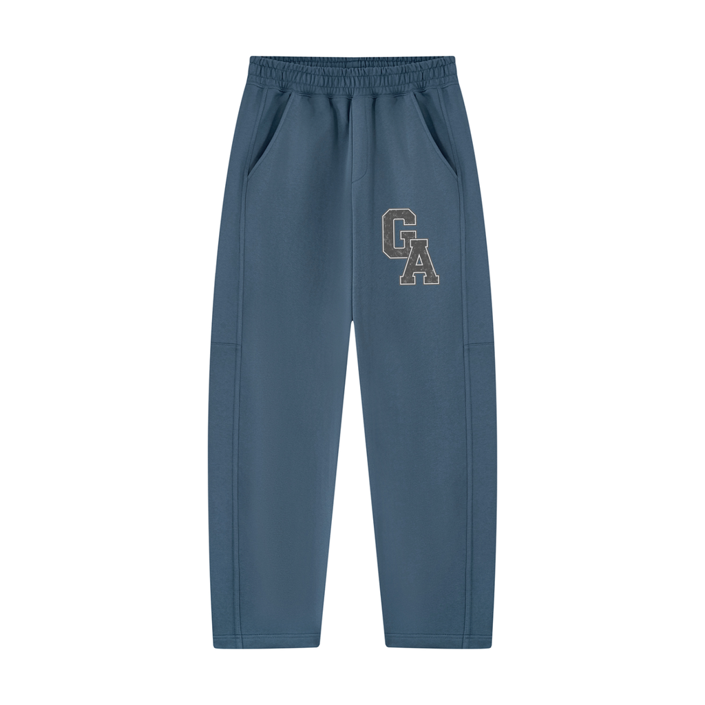 Unisex Tapered Straight Hem Sweatpants