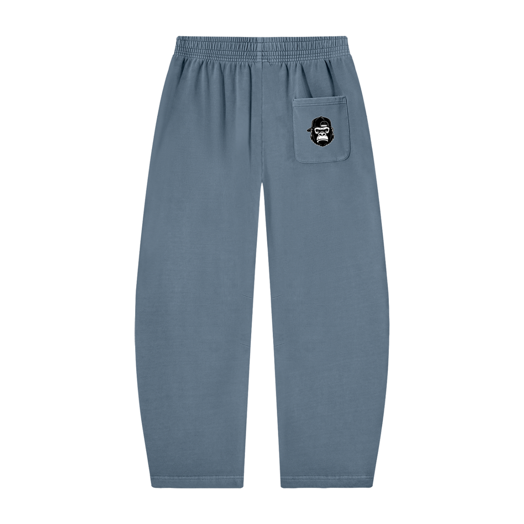 Vintage Washed Barrel Leg Sweatpants
