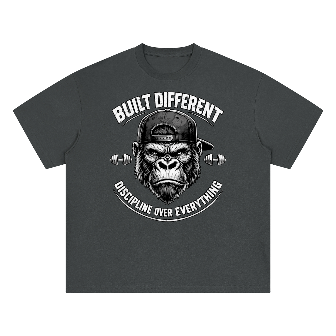 Built Different Men's Quick Dry Drop Shoulder T-Shirt