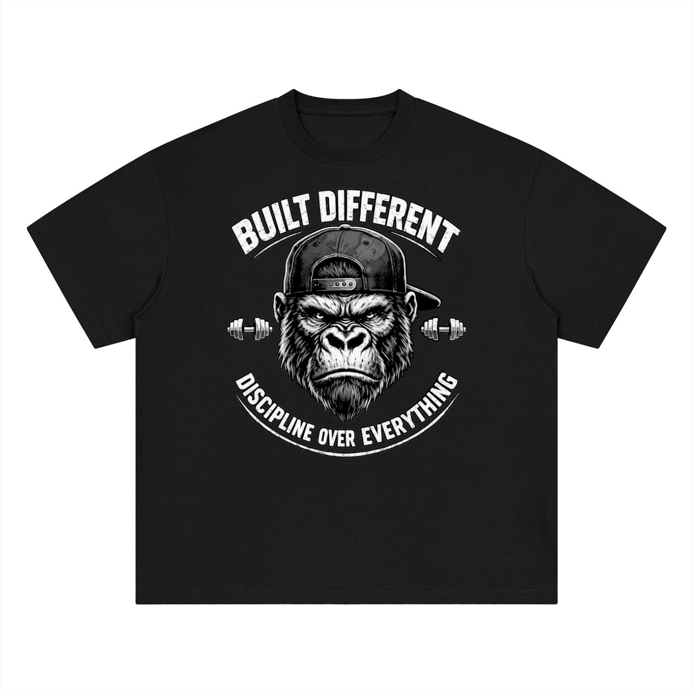 Built Different Men's Quick Dry Drop Shoulder T-Shirt