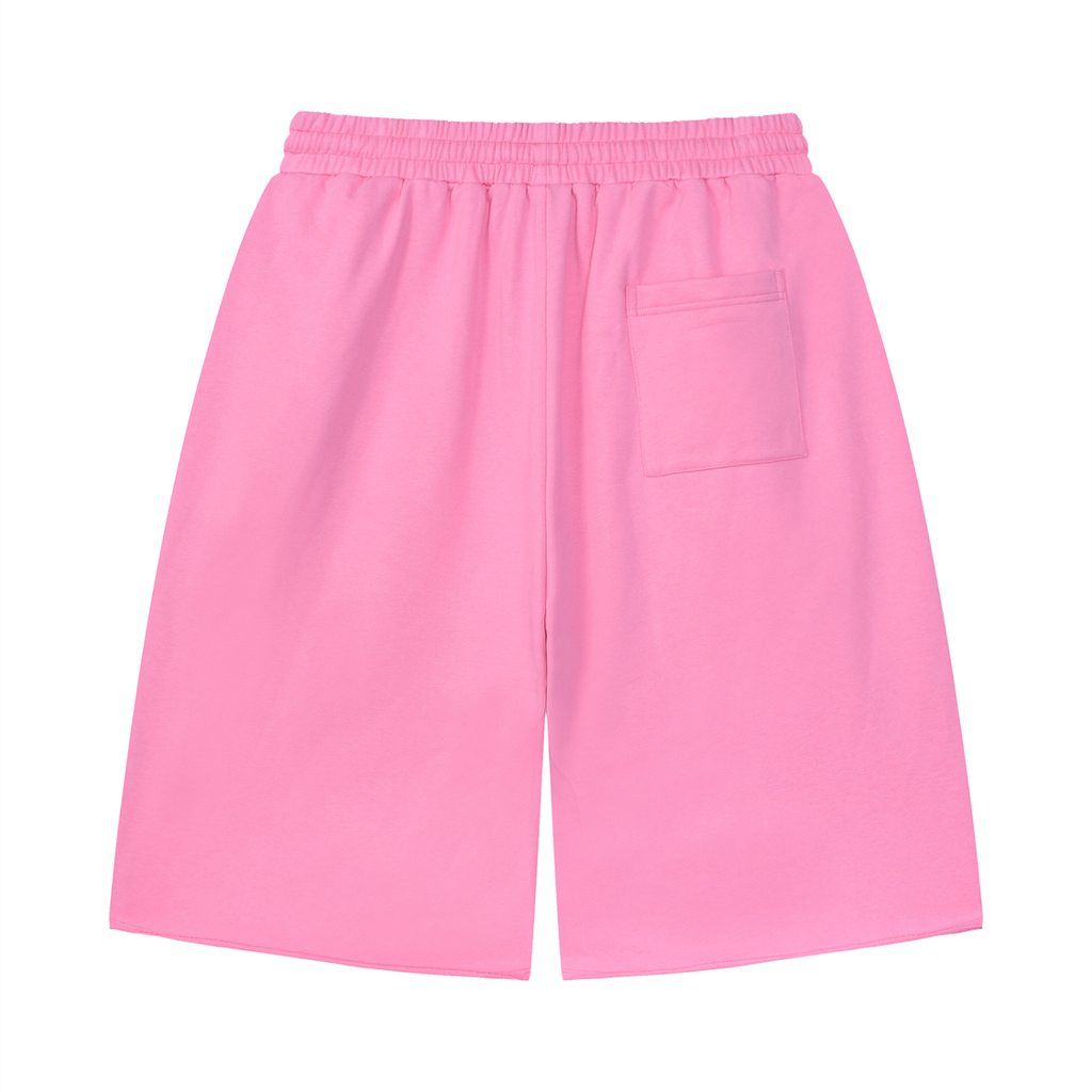 Unisex Loose Raw Edge Shorts