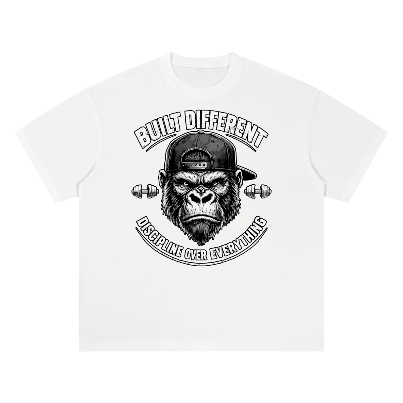 Built Different Men's Quick Dry Drop Shoulder T-Shirt