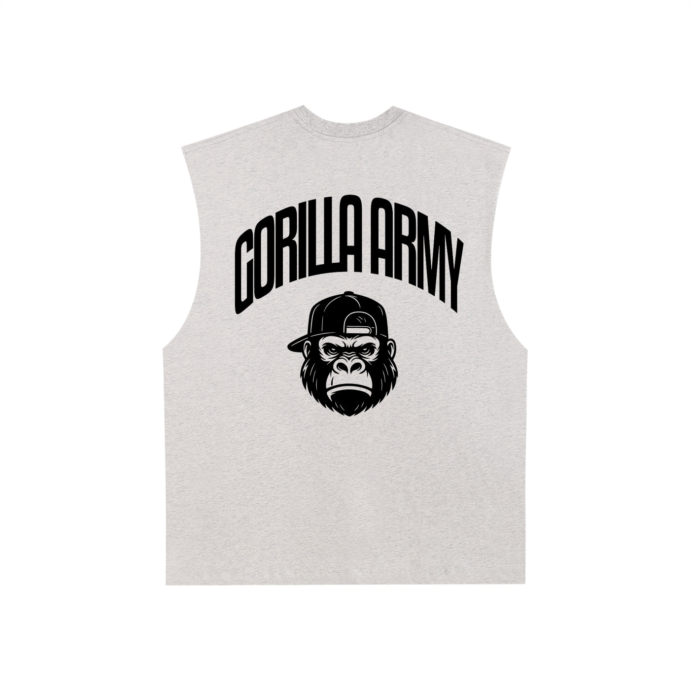 Gorilla Army Street Division Raw Edge Cotton Tank Top