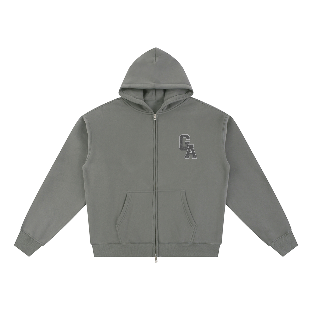 Built Different Fleece Zip-Through Hoodie