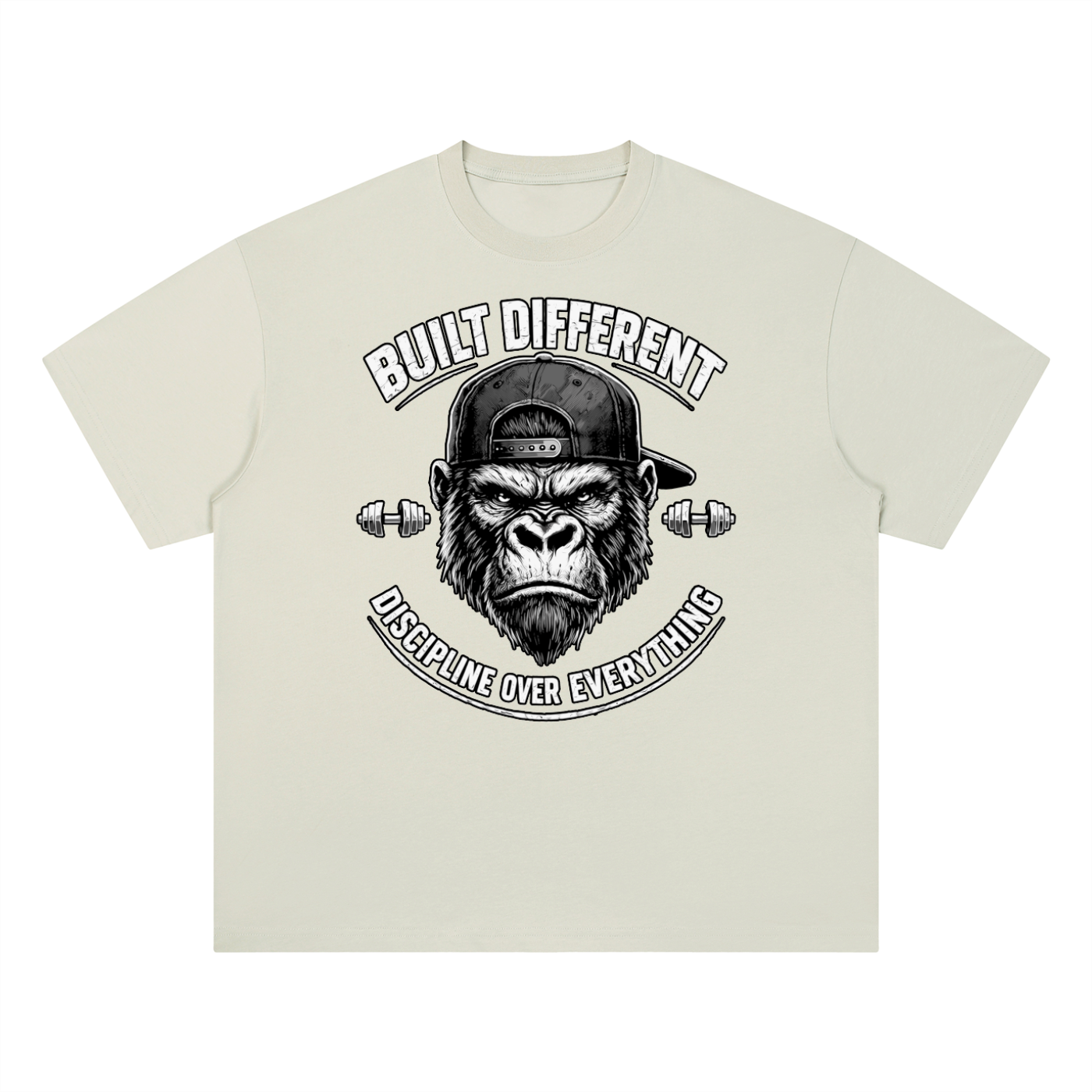 Built Different Men's Quick Dry Drop Shoulder T-Shirt