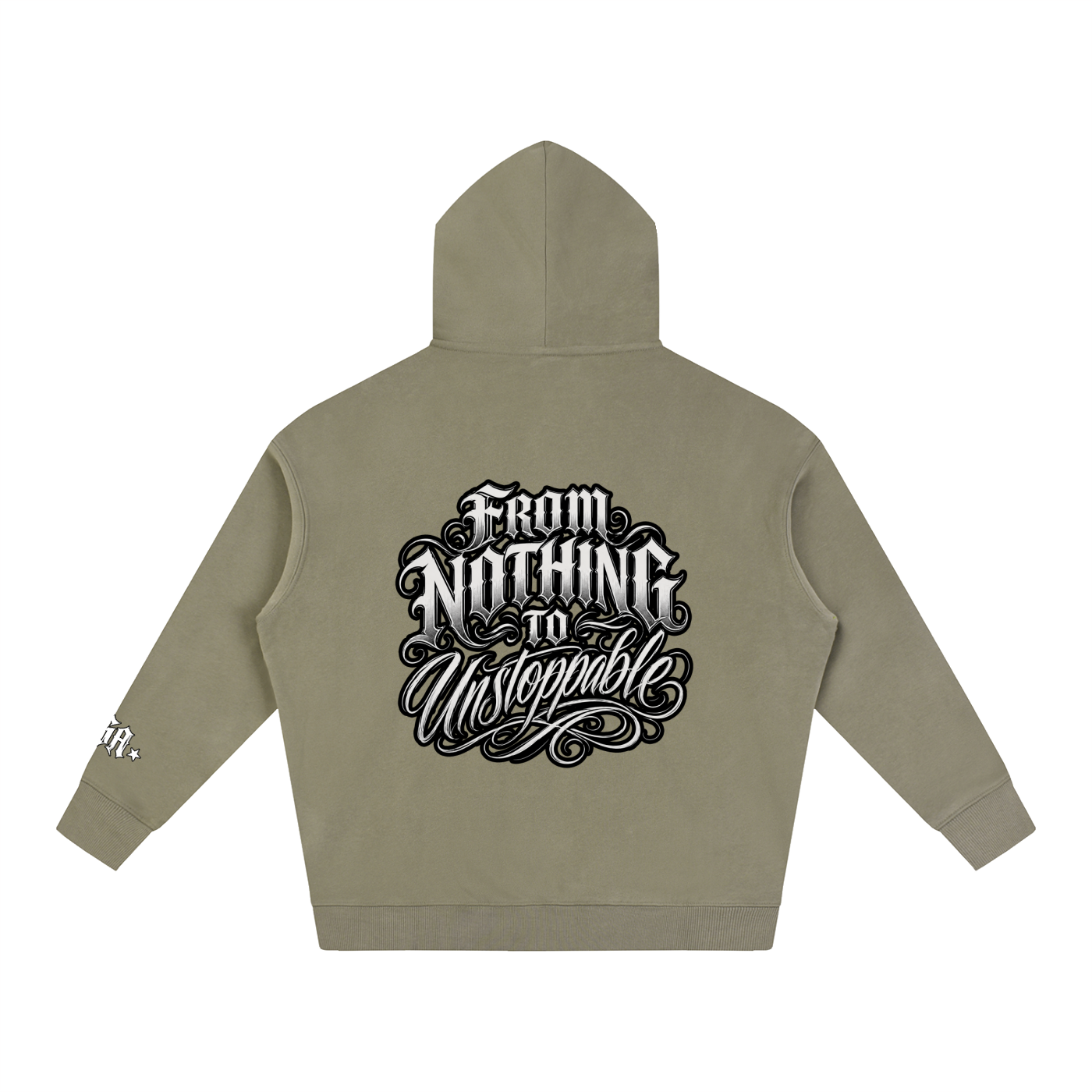 Hustle Oversize Fleeced Hoodie