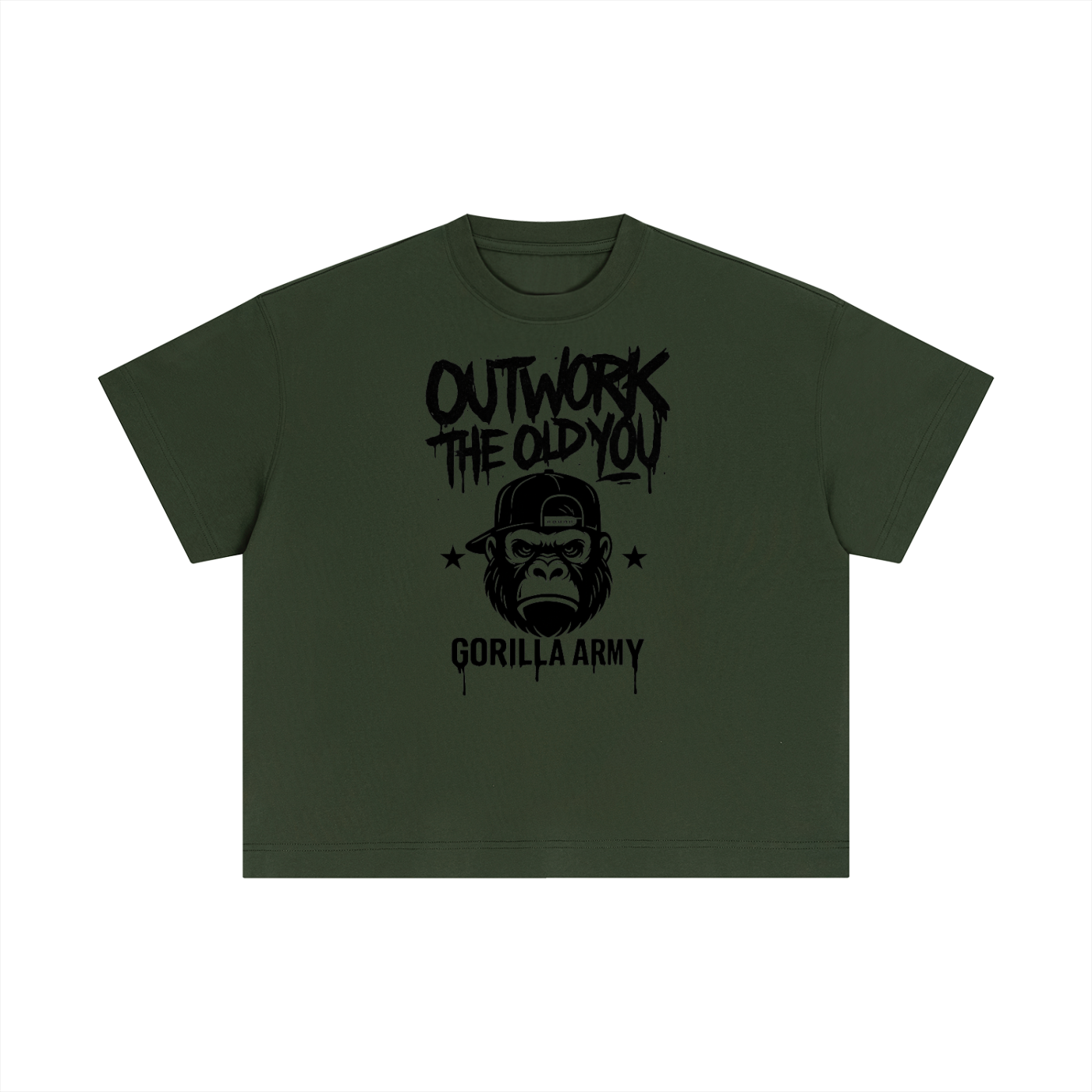 Gorilla Army Street Division Essential Cotton Boxy T-Shirt