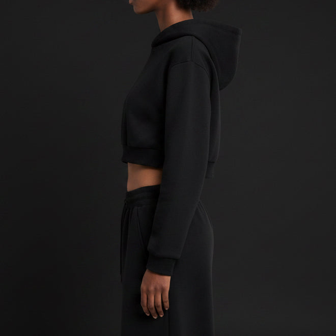 Essential Cropped Hoodie
