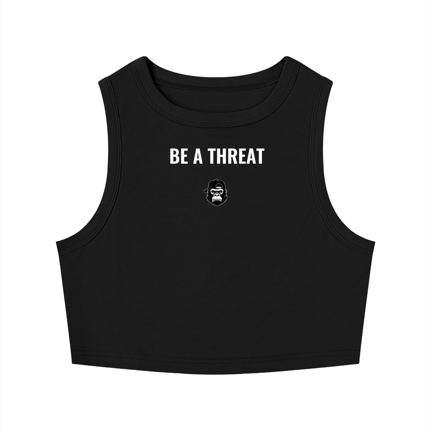 Women's Tight Crewneck Crop Tank Top