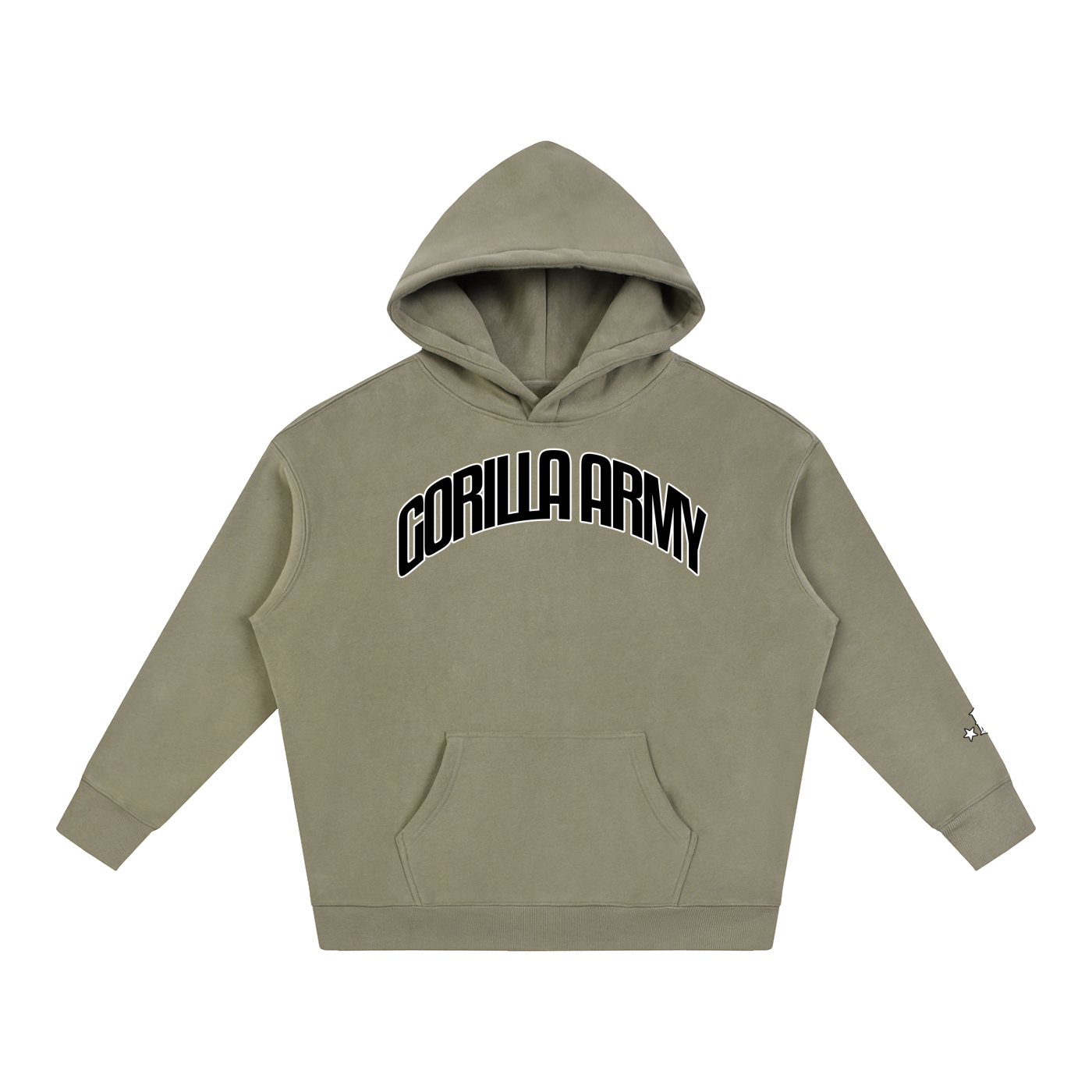 Hustle Oversize Fleeced Hoodie