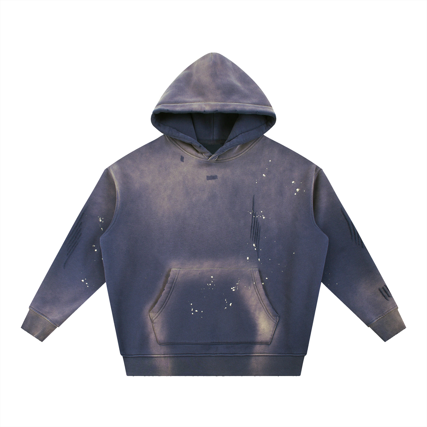 Loyalty Vintage Washed Frayed Fleece Hoodie