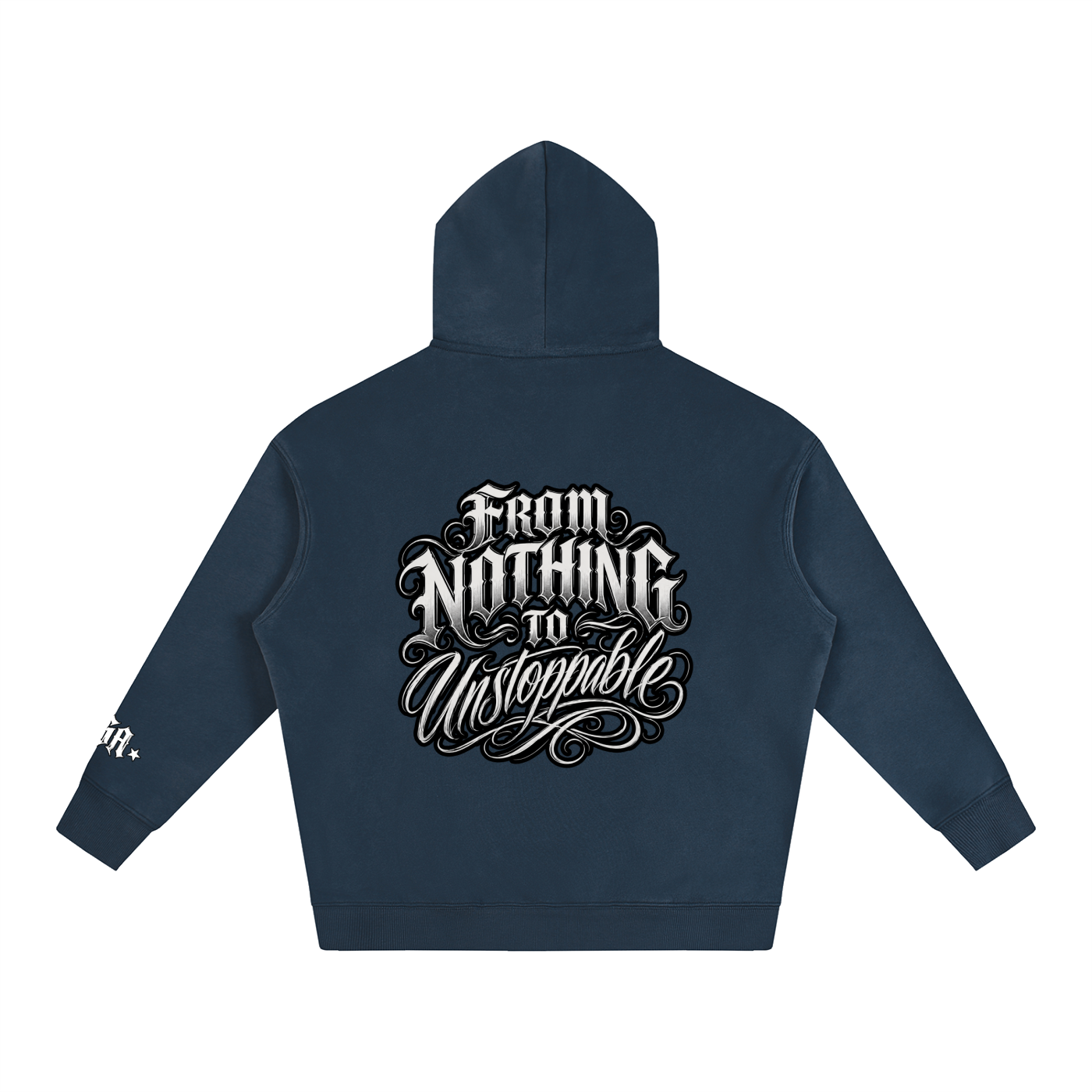 Hustle Oversize Fleeced Hoodie
